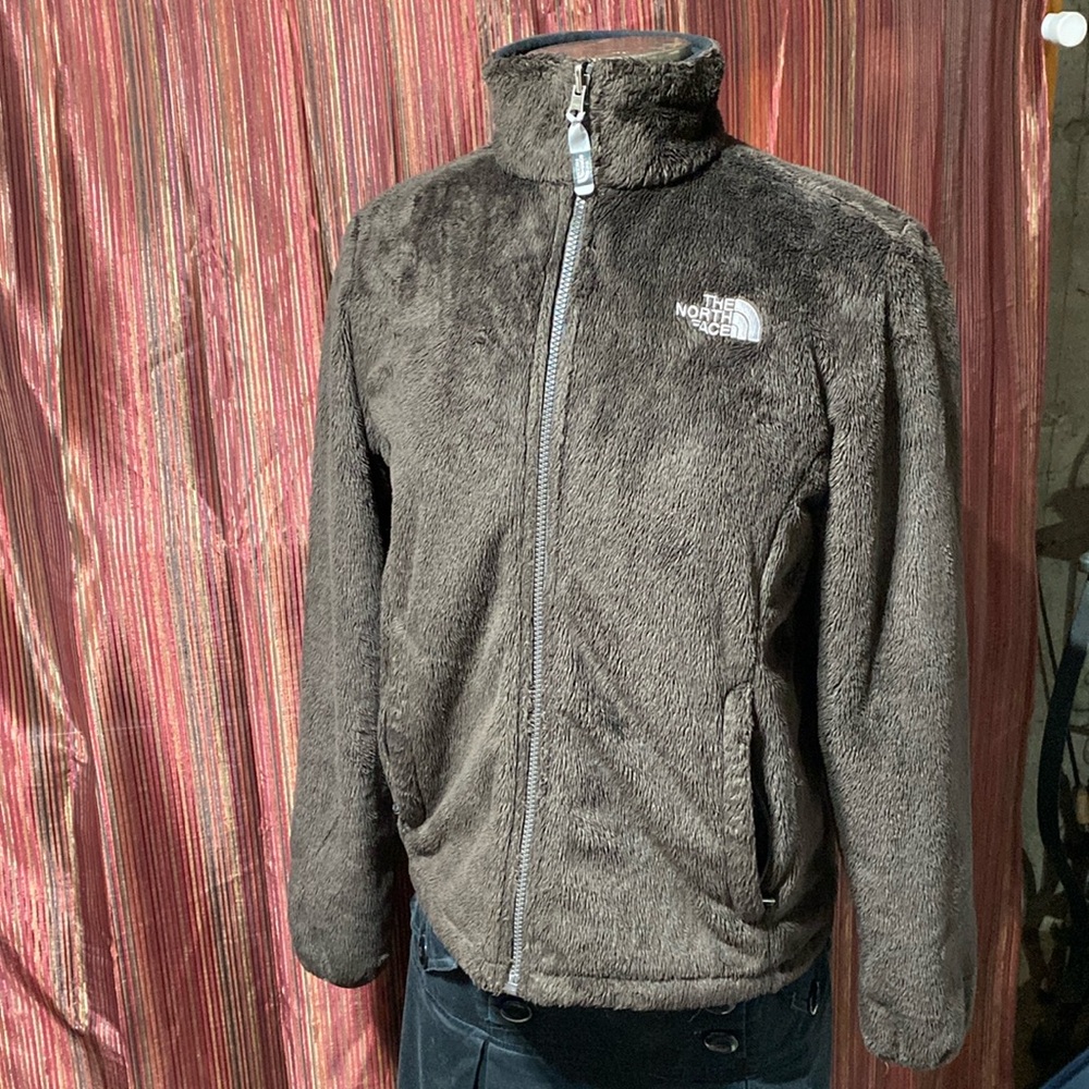 Brown north face jacket